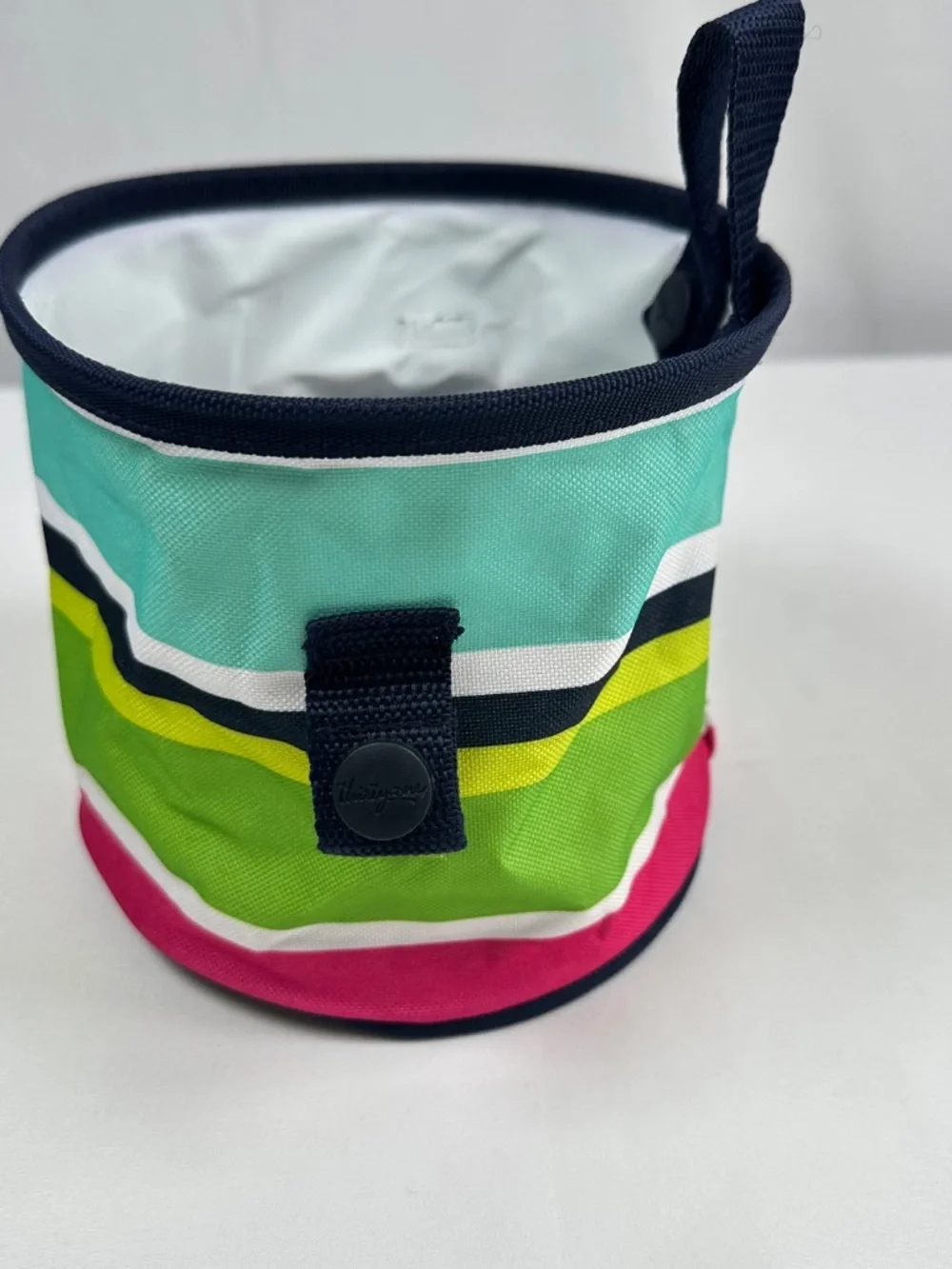 Thirty One Oh Snap Small Round Storage Caddy Retro Colors